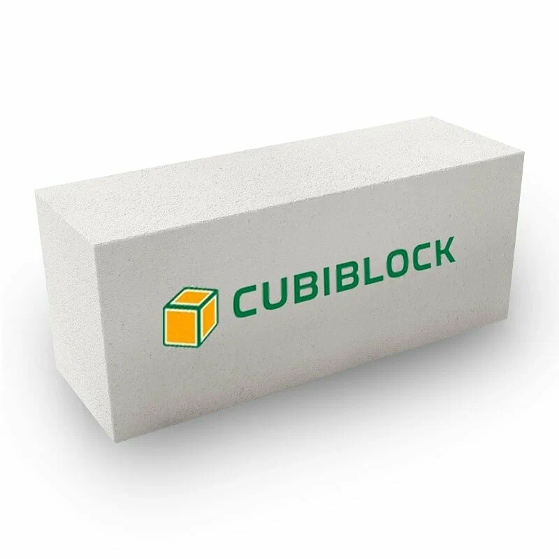 Блок газобетонный перегородочный CUBIBLOCK D500 B3,5 625х100х250 - Кубиблок от магазина ЛесКонПром.ру
