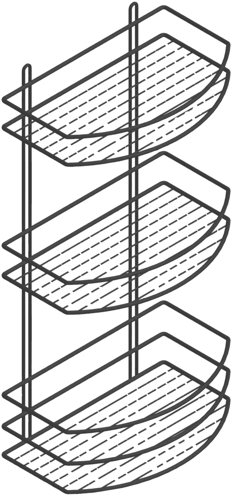Полка DIWO Смоленск П16090 черный муар от магазина ЛесКонПром.ру