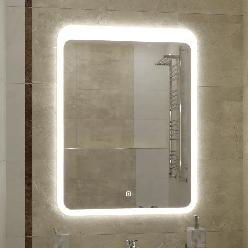 Зеркало CONTINENT Lacio 60х80, с подсветкой от магазина ЛесКонПром.ру