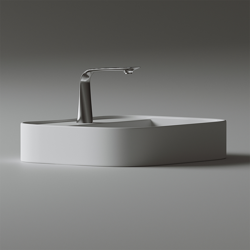 Раковина Ceramica Nova Element 55 CN6034 Белая от магазина ЛесКонПром.ру