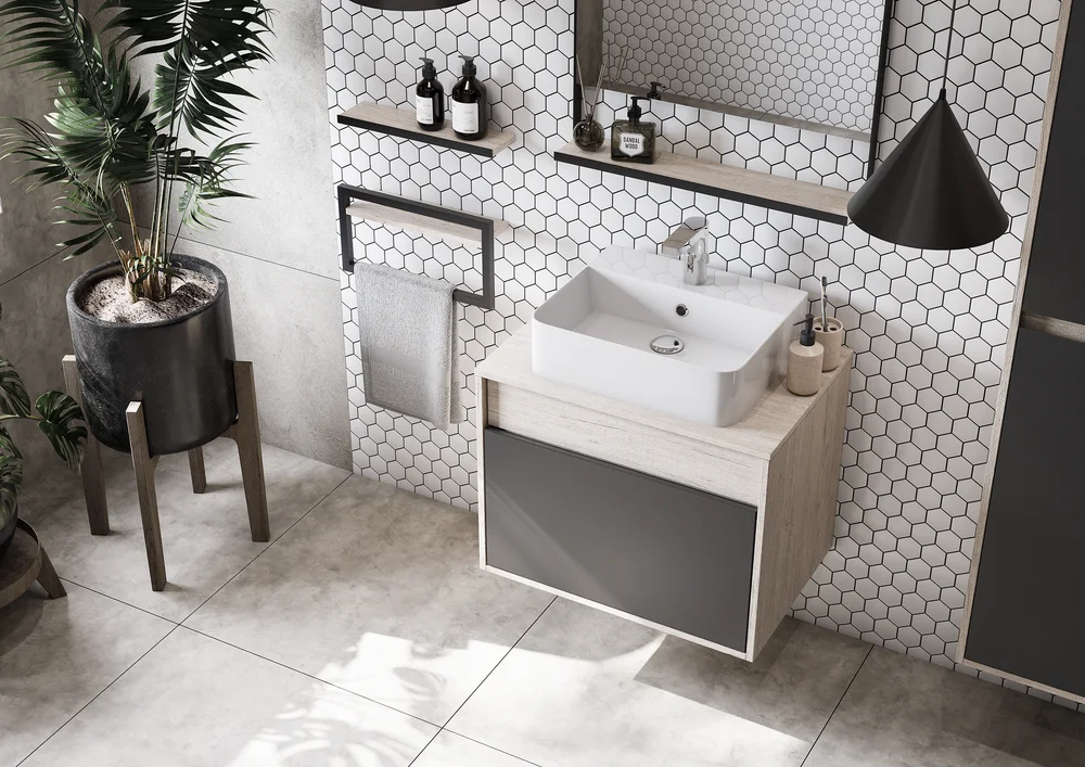 Полка AQUATON Лофт Урбан 1A255503LQX50 дуб орегон от магазина ЛесКонПром.ру