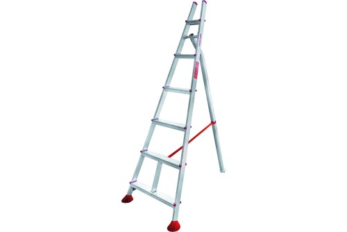 Стремянка профессиональная алюминиевая садовая Новая Высота NV3191 6 ступеней (арт. 3191106) от магазина ЛесКонПром.ру