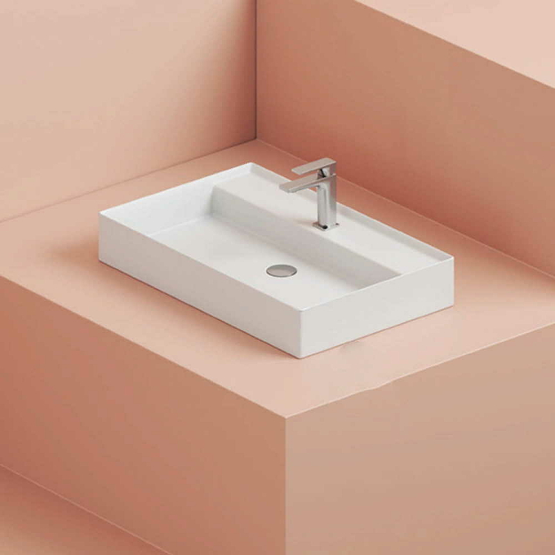 Раковина Artceram Scalino 75 SCL008 01 00 Белая глянцевая от магазина ЛесКонПром.ру