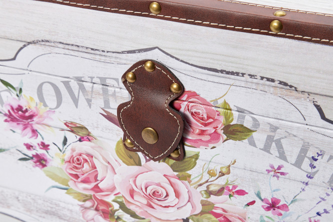 Сундук Нежный букет 59x32x36 см 80435180 от магазина ЛесКонПром.ру