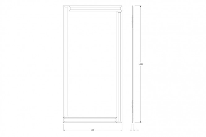 Зеркало EVOFORM Style 80372118 от магазина ЛесКонПром.ру