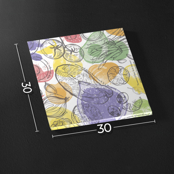 Канвас 40х40 см Юрий Гагарин СТЗ-30 от магазина ЛесКонПром.ру