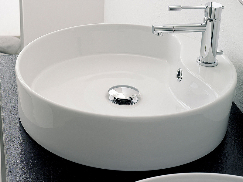 Раковина Scarabeo Thin Line 46 8029/R Белая от магазина ЛесКонПром.ру