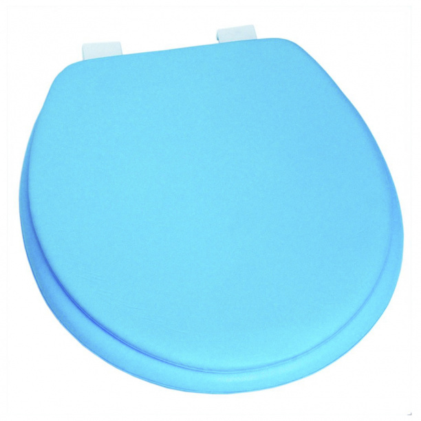 Сиденье для унитаза АкваЛиния ПВХ голубое от магазина ЛесКонПром.ру