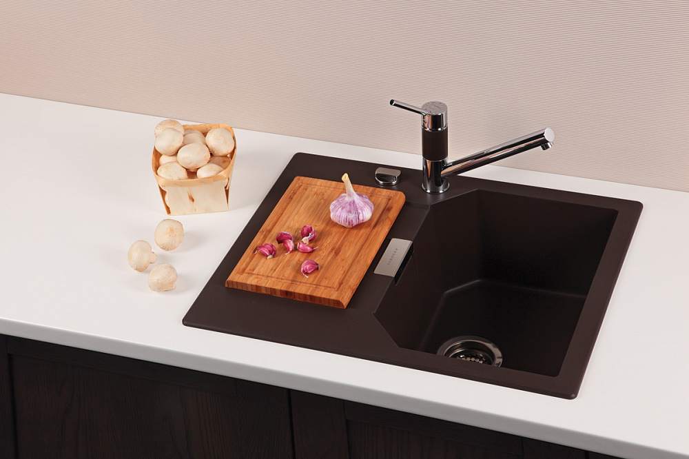 Кухонная мойка MANHATTAN 40D CRISTALITE 700573 от магазина ЛесКонПром.ру