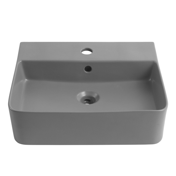 Раковина на столешницу FLUMEN DESIGN Agri 46 см серый от магазина ЛесКонПром.ру
