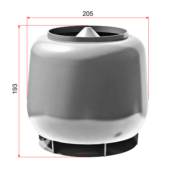 Колпак вентиляционный ТЕХНОНИКОЛЬ D110 мм зеленый от магазина ЛесКонПром.ру