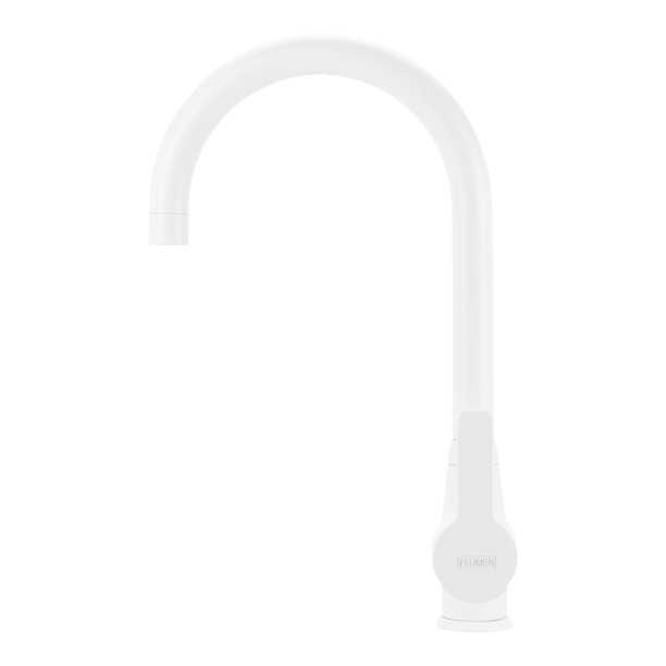 Смеситель для кухни FLUMEN Sena белый от магазина ЛесКонПром.ру