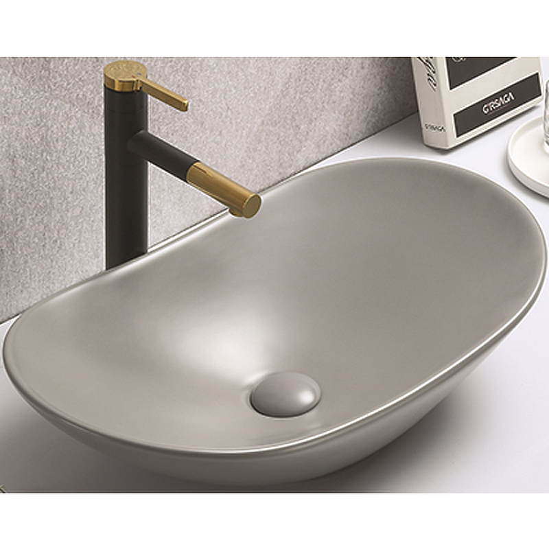 Раковина-чаша CeramaLux 61 7811AMH-5 Светло-серая от магазина ЛесКонПром.ру