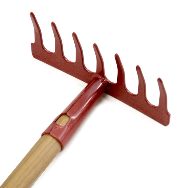 Грабли детские с деревянным черенком от магазина ЛесКонПром.ру