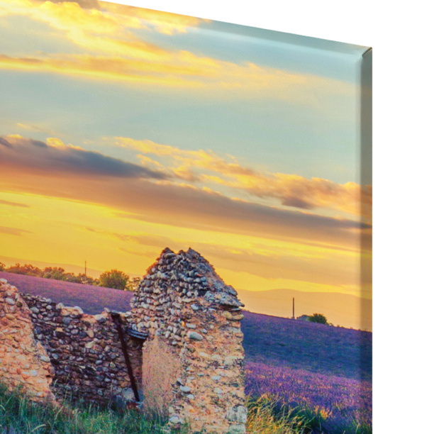Канвас Лавандовые поля 45х115 см от магазина ЛесКонПром.ру
