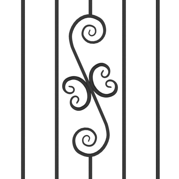 Секция ограждения Амея 1,25х2 м от магазина ЛесКонПром.ру