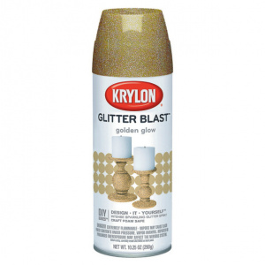 Эмаль-спрей с эффектом мерцания Krylon Glitter Blast золото 290 г