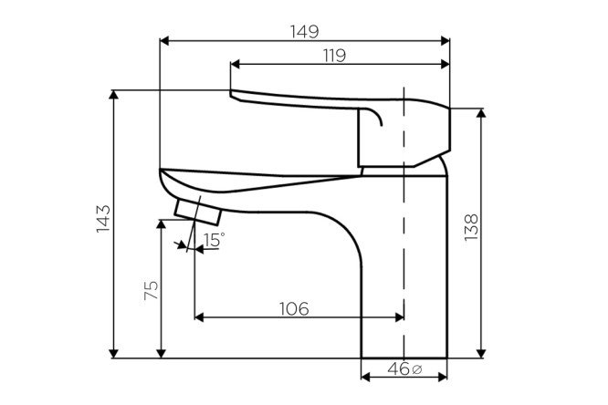 Смеситель для умывальника Ultra 80529574 от магазина ЛесКонПром.ру