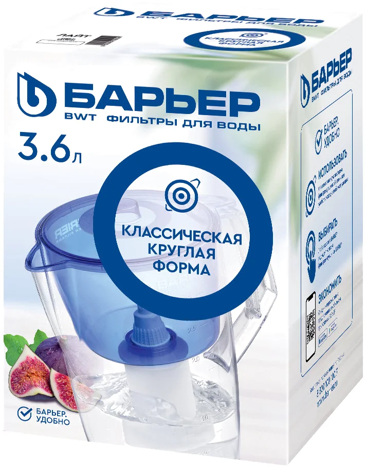 Фильтр-кувшин Барьер Лайт красный от магазина ЛесКонПром.ру