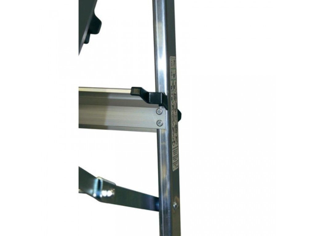 Стремянка алюминиевая двухсторонняя Krause Treppo 2х3 ступени (арт.126030) от магазина ЛесКонПром.ру