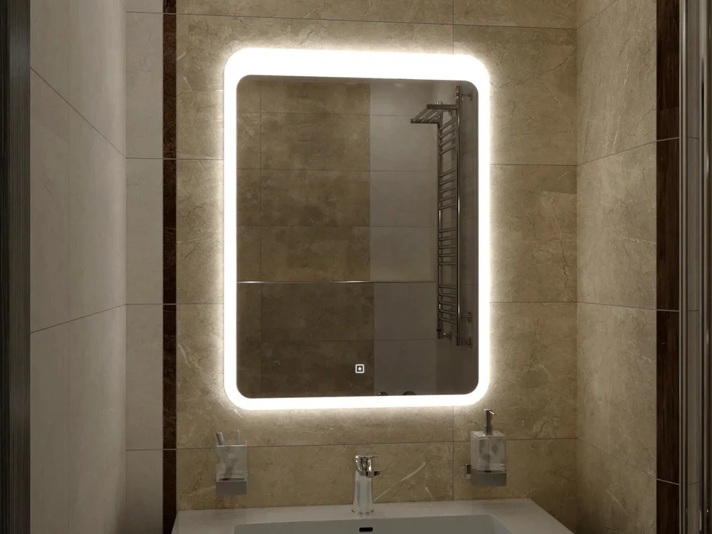 Зеркало CONTINENT Lacio 60х80, с подсветкой от магазина ЛесКонПром.ру