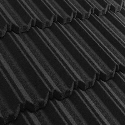 Композитная черепица Metrotile (Бельгия) MetroClassic черная от магазина ЛесКонПром.ру