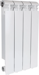 Радиатор алюминиевый Stout Alpha 500 SRA-2310-050004 4 секции, боковое подключение