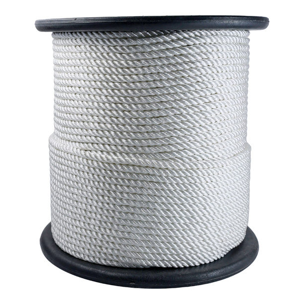 Канат полиамидный тросовой МДС 8 мм 3-прядный от магазина ЛесКонПром.ру