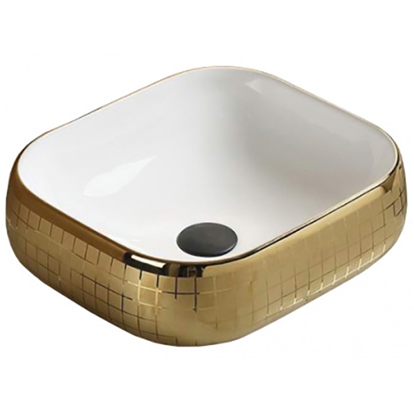 Раковина CeramaLux 45 C1068 Золотая от магазина ЛесКонПром.ру