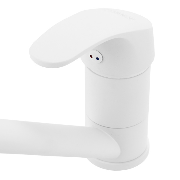 Смеситель для кухни FLUMEN Linge белый от магазина ЛесКонПром.ру