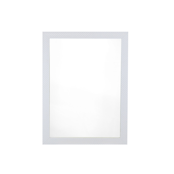 Зеркало в раме 60х80 см белое от магазина ЛесКонПром.ру
