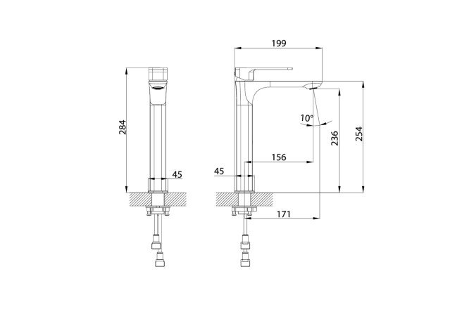 Смеситель для умывальника IDDIS Slide 80534120 от магазина ЛесКонПром.ру