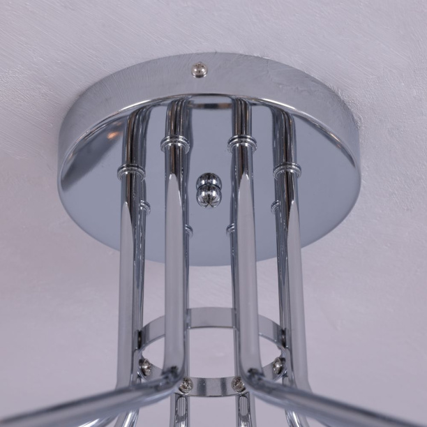 Люстра потолочная Schaffner Чалле 8х60 Вт Е27 от магазина ЛесКонПром.ру