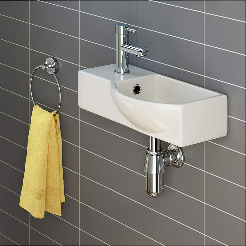 Раковина Melana 41 MLN-7947AR Белая от магазина ЛесКонПром.ру