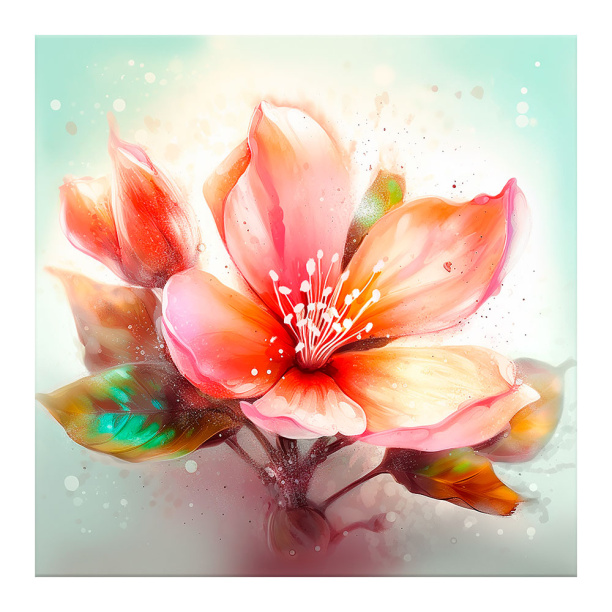 Канвас 40х40 см Зайка на самокате от магазина ЛесКонПром.ру