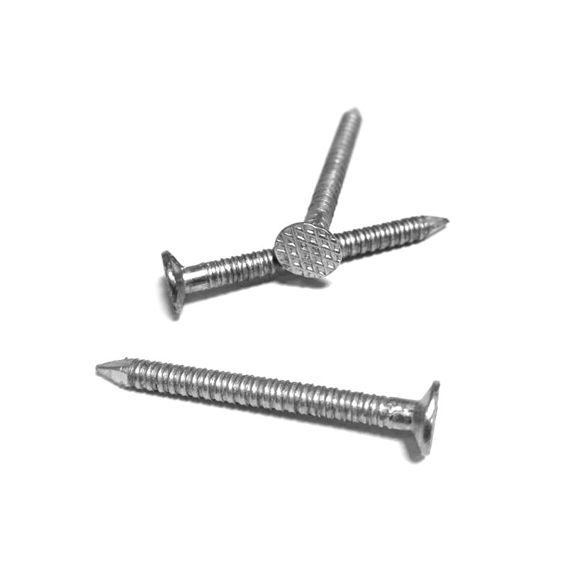 Гвоздь ершенный удлиненный TSTN 45х3,5 Zn ведерко 1 кг от магазина ЛесКонПром.ру