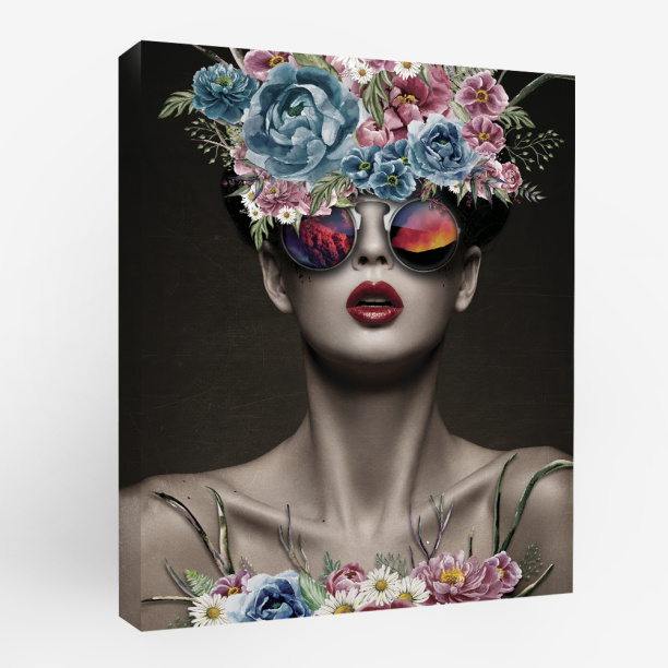 Канвас 40х50 см Цветочная диадема от магазина ЛесКонПром.ру