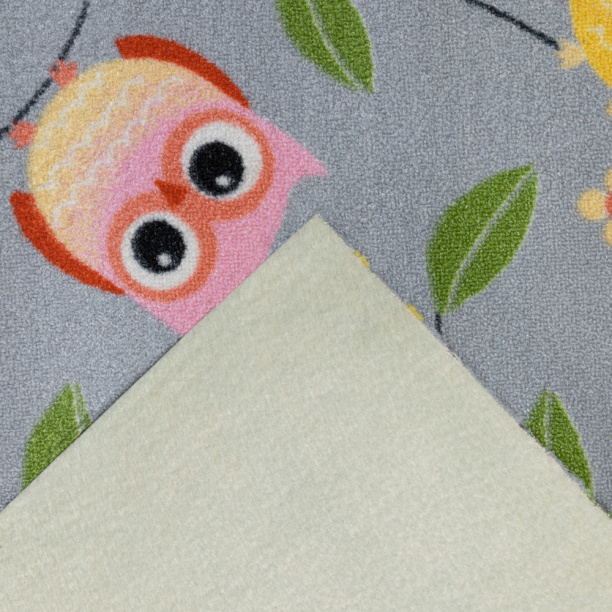 Ковролин Совы серый 4 м от магазина ЛесКонПром.ру