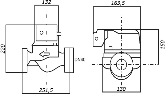 Циркуляционный насос Pumpman GRS 40/14F-M от магазина ЛесКонПром.ру