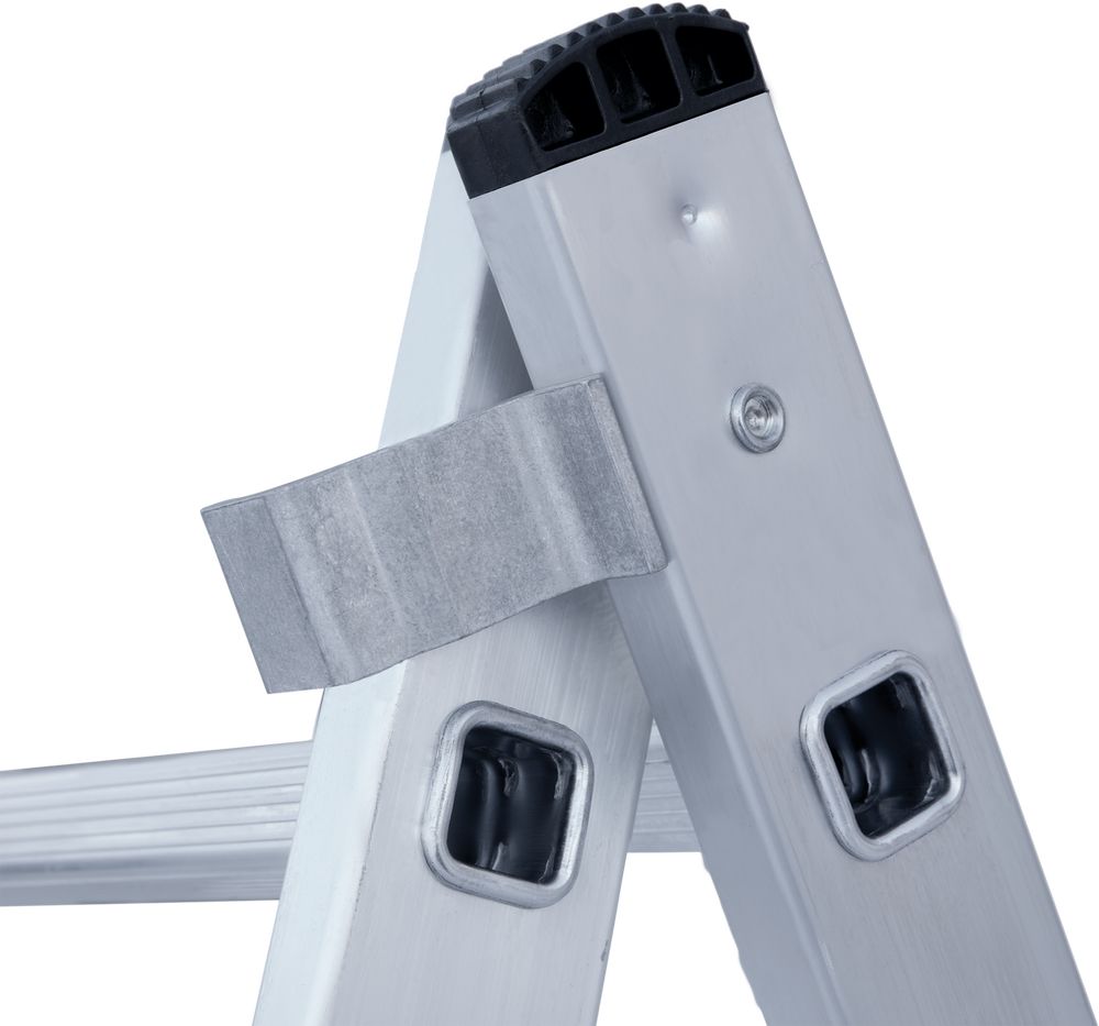 Лестница алюминиевая двухсекционная Новая Высота 2x8 арт. 1220208 от магазина ЛесКонПром.ру