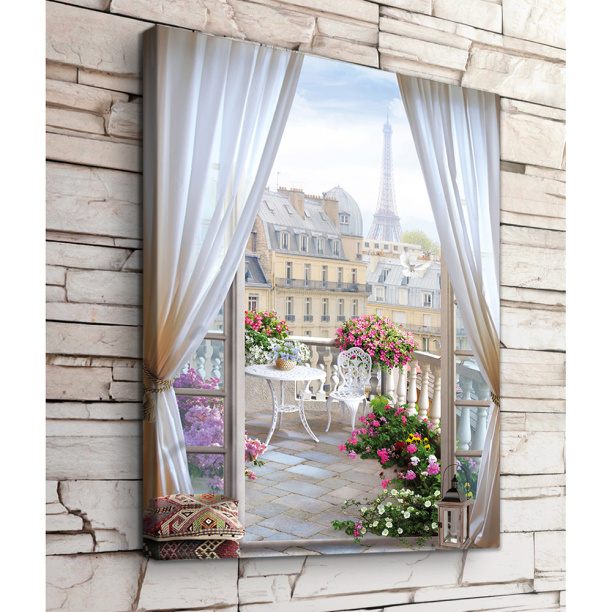 Канвас Воздух Парижа 60х90 см от магазина ЛесКонПром.ру