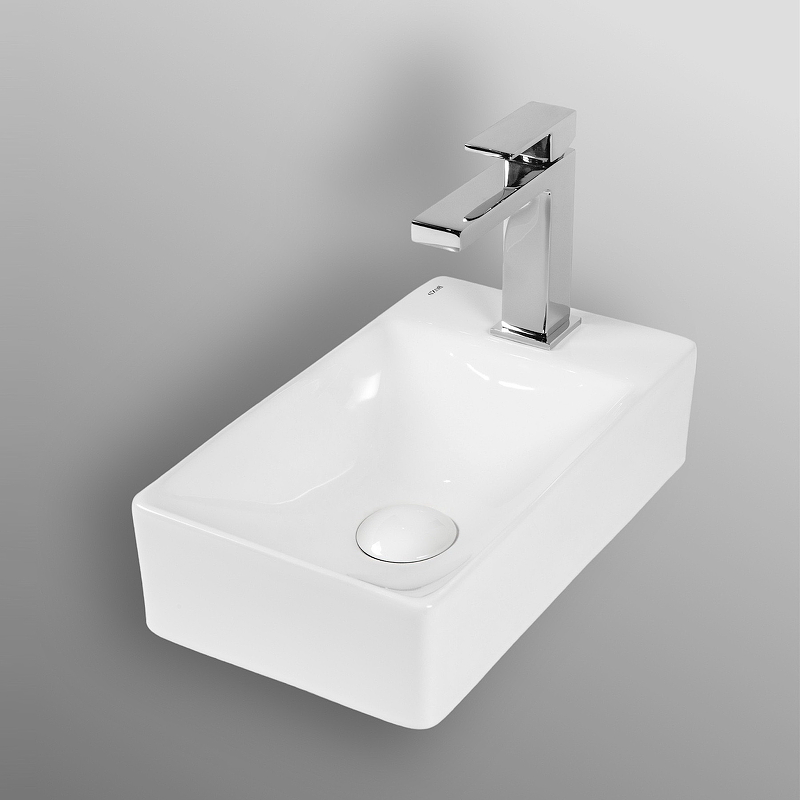 Раковина Bond 38 R S12-380R Белая глянцевая от магазина ЛесКонПром.ру