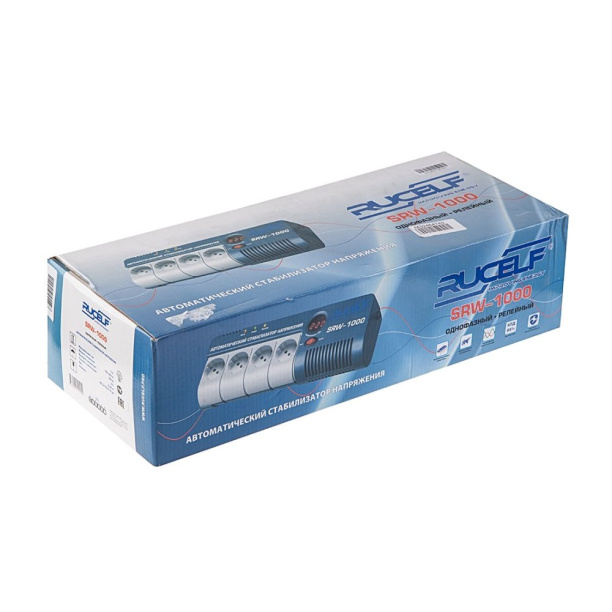 Стабилизатор универсальный Rucelf 1 кВА от магазина ЛесКонПром.ру