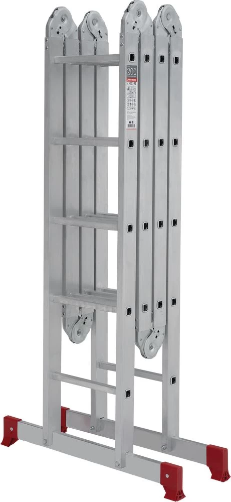 Алюминиевая четырехсекционная лестница-трансформер 340 мм NV2320 НОВАЯ ВЫСОТА 2Х4+2Х5 арт.2320245 от магазина ЛесКонПром.ру