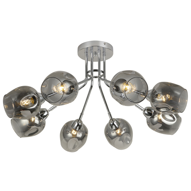 Люстра потолочная Schaffner Чалле 8х60 Вт Е27 от магазина ЛесКонПром.ру