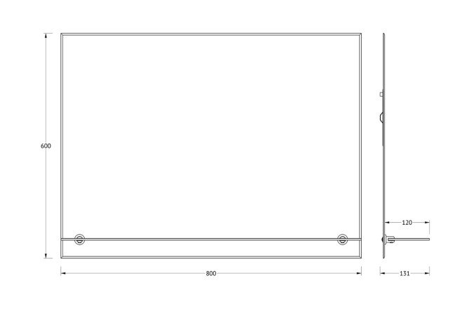 Зеркало EVOFORM Attractive 80521941 от магазина ЛесКонПром.ру