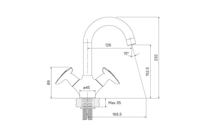 Смеситель для умывальника IDDIS Copter 80534162 от магазина ЛесКонПром.ру