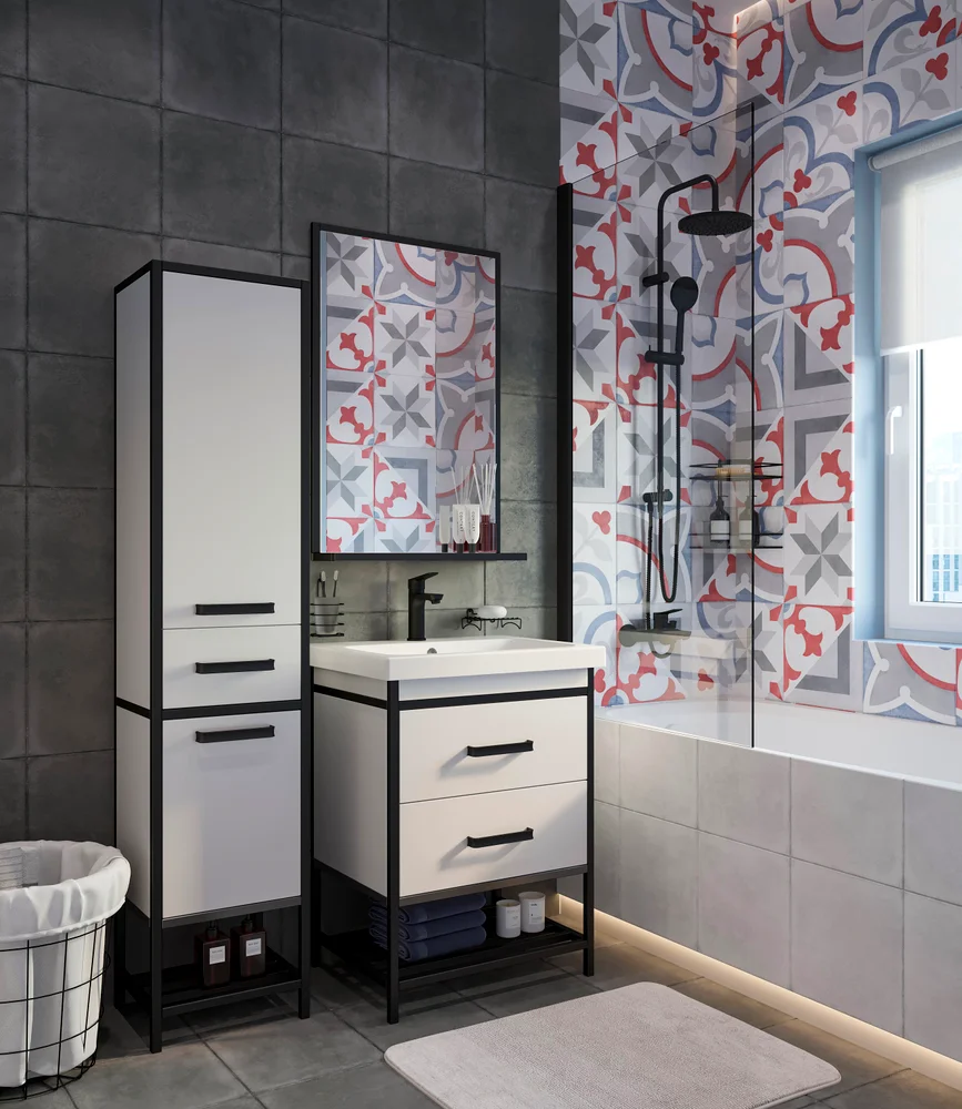 Полка DIWO Смоленск П16168 черный муар от магазина ЛесКонПром.ру