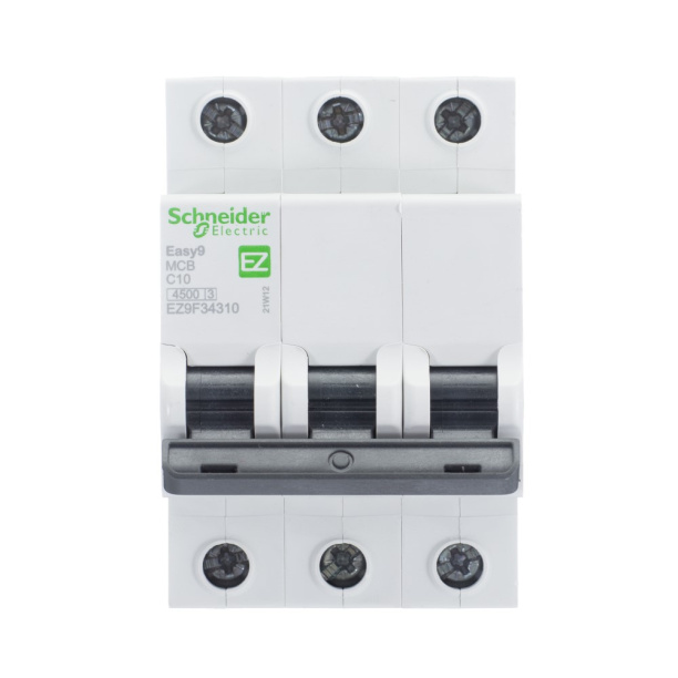 Выключатель автоматический Schneider Electric 3п 10 А С от магазина ЛесКонПром.ру