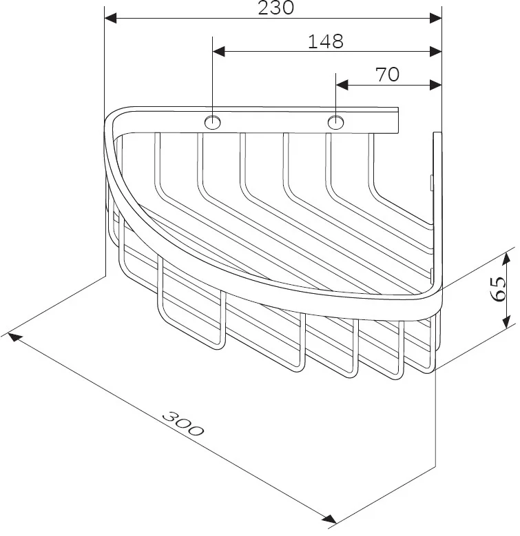 Полка AM.PM Sense L A7452100 хром от магазина ЛесКонПром.ру
